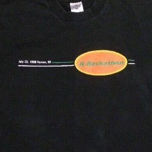 K-Rockathon Festival 1998 Staff T-shirt Men's XL